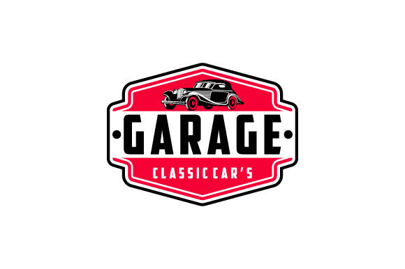 Download Garage Classic Car's Vintage Logo Design - Vintage logo Collection