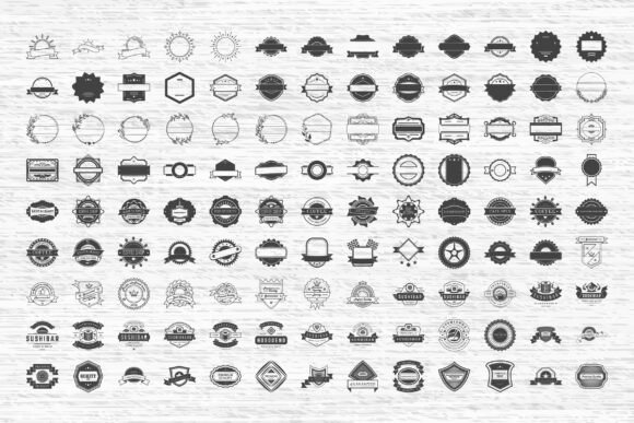 Download Vintage Logo Creation Kit Badges, Stamps - Vintage logo Collection