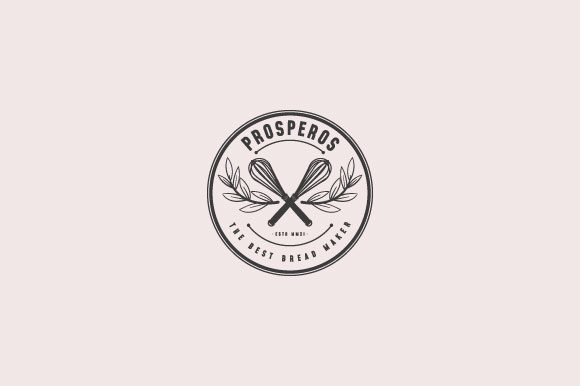 Download Balloon Whisk Vintage Logo for Bakery - Vintage logo Collection
